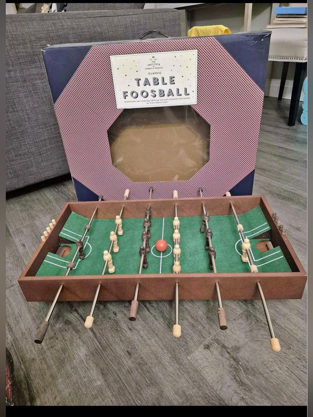 Classic Table Foosball Game - Table Top FOOSBALL JITZ GAME - Like New